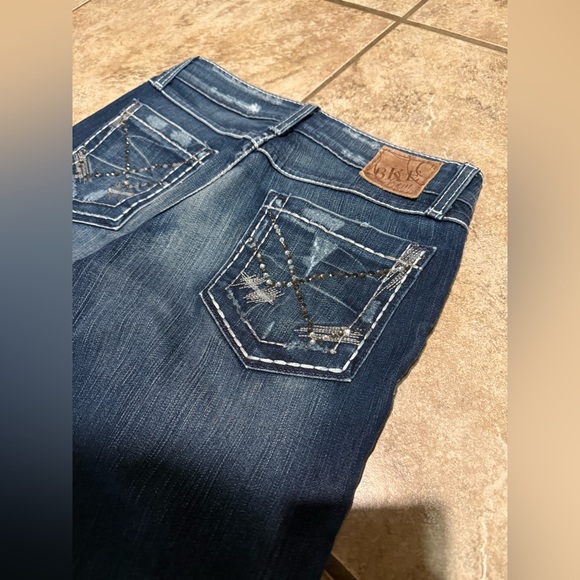 BKE Stella Women's cropped Blue Jeans - Picture 8 of 10